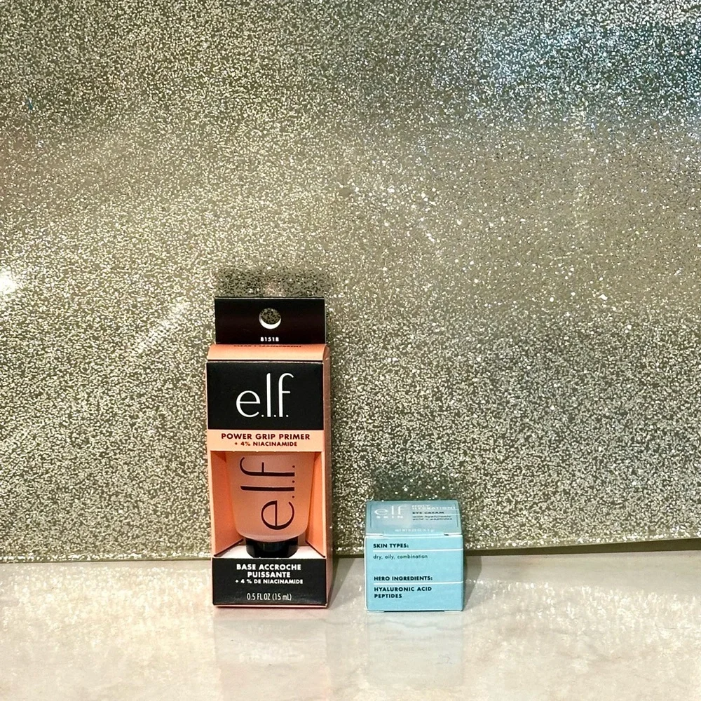 5 for $25 item 🌺 Elf Power Grip Primer and Holy Hydration Eye Cream